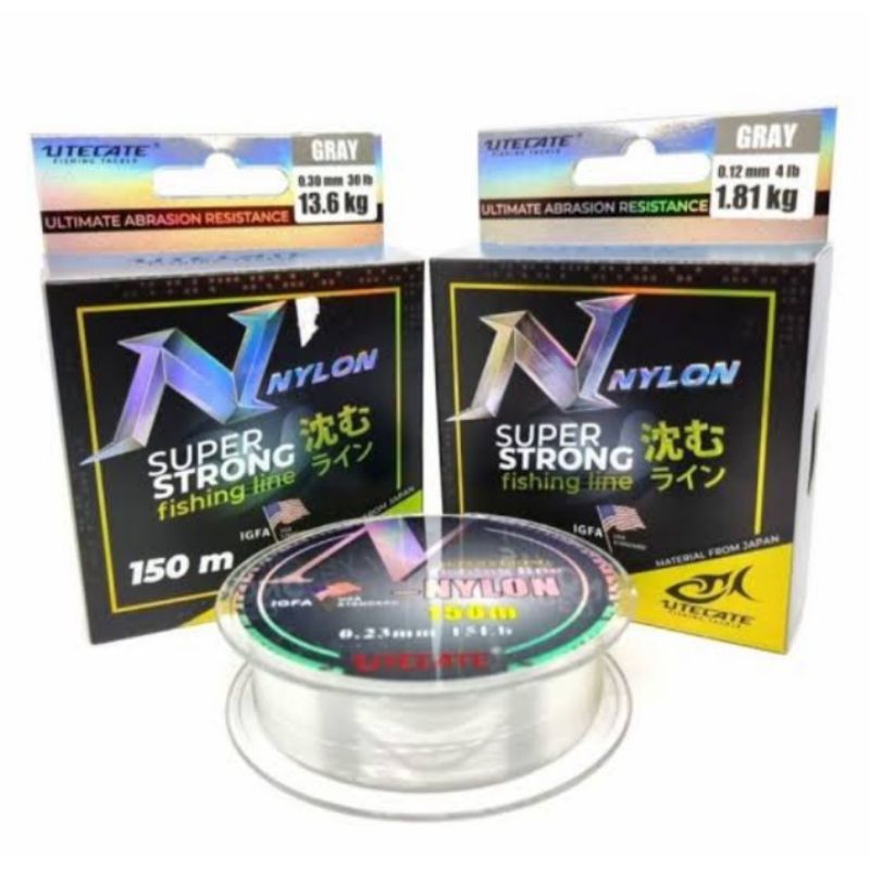 senar pancing utecate NYLON SUPER STRONG
