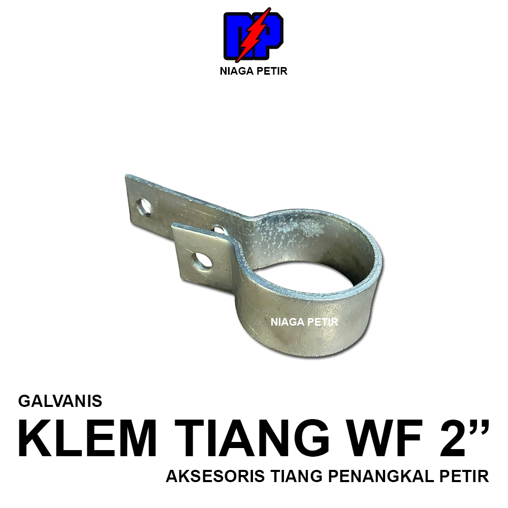 KLEM TIANG PENANGKAL PETIR UNTUK WF H BEAM UKURAN LUBANG 2 INCH