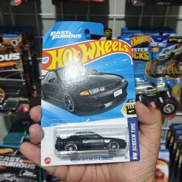 Hot Wheels Nissan GTR R32 Fast Furious Hitam