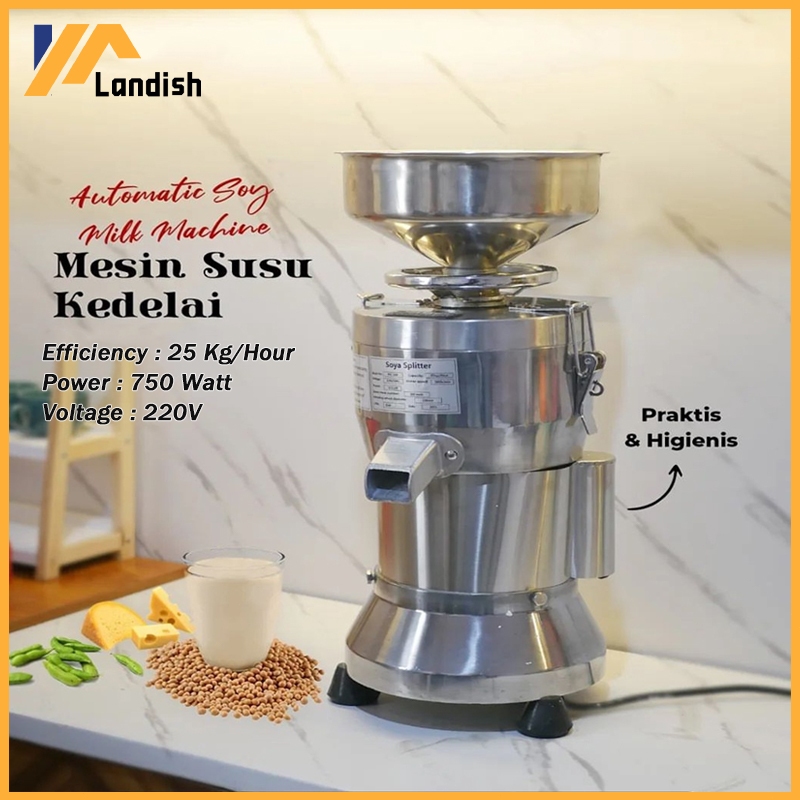 Motor Tembaga Mesin Susu Kedelai Commercial Tofu Processing Machinery/Soy Milk Pulp Residue Separati