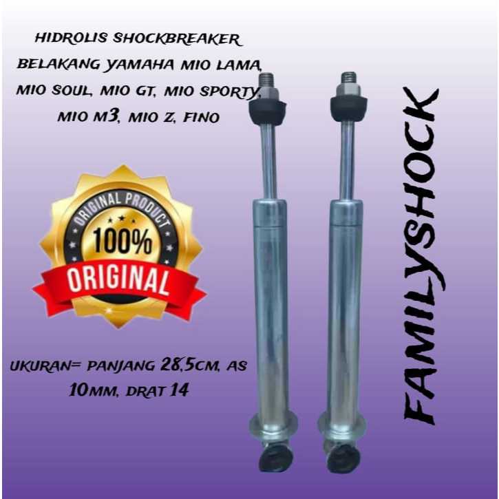 HIDROLIS/HIDROLIK SHOCKBREAKER BELAKANG YAMAHA MIO LAMA, MIO SOUL, MIO GT, MIO SPORTY, MIO J, MIO M3