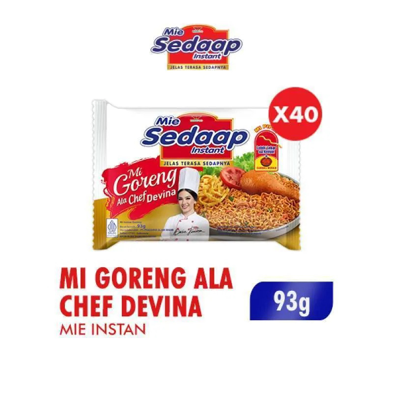 

SEDAAP Mie Goreng Ala Chef Karton [40 pcs x 93 g]