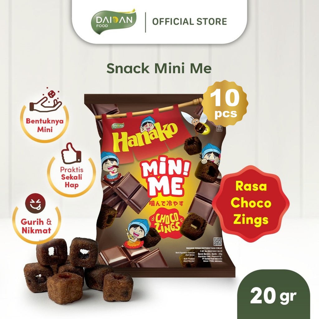 

Hanako Mini Me Choco Zings Small Pack 10 pcs