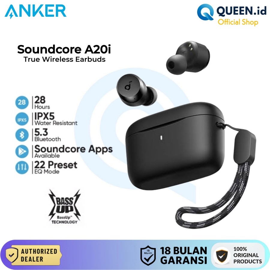 ANKER Soundcore A20i TWS True Wireless Earbuds Bluetooth Headset
