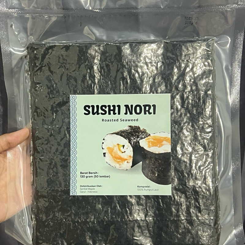 

NORI SUSHI MURAH KUALITAS PREMIUM ISI 5 ISI 10 LEMBAR TERMURAH KUALITAS PREMIUM