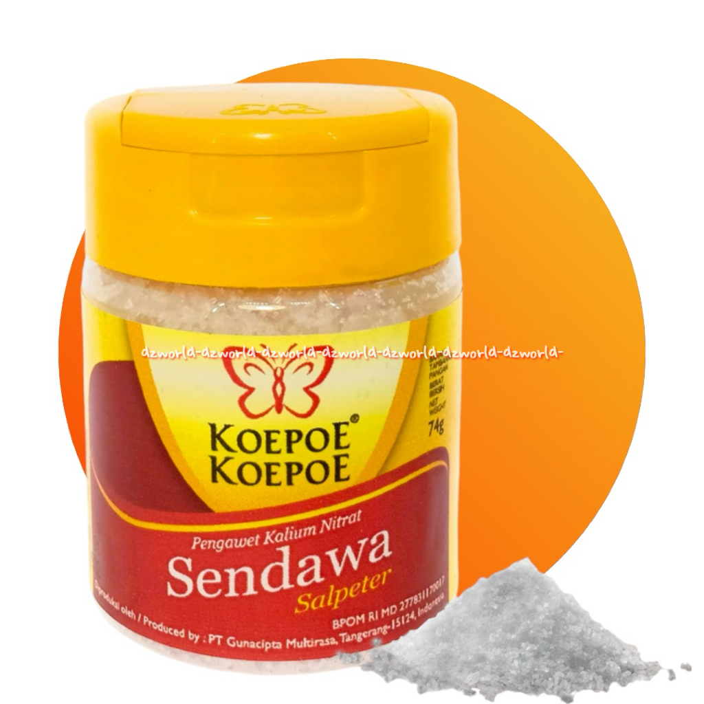 

Koepoe Koepoe 74gr Sendawa Salpeter Pengawet Kalium Nitrat Kupu Kupu Koepoekoepoe Untuk Makanan Kue Bumbu