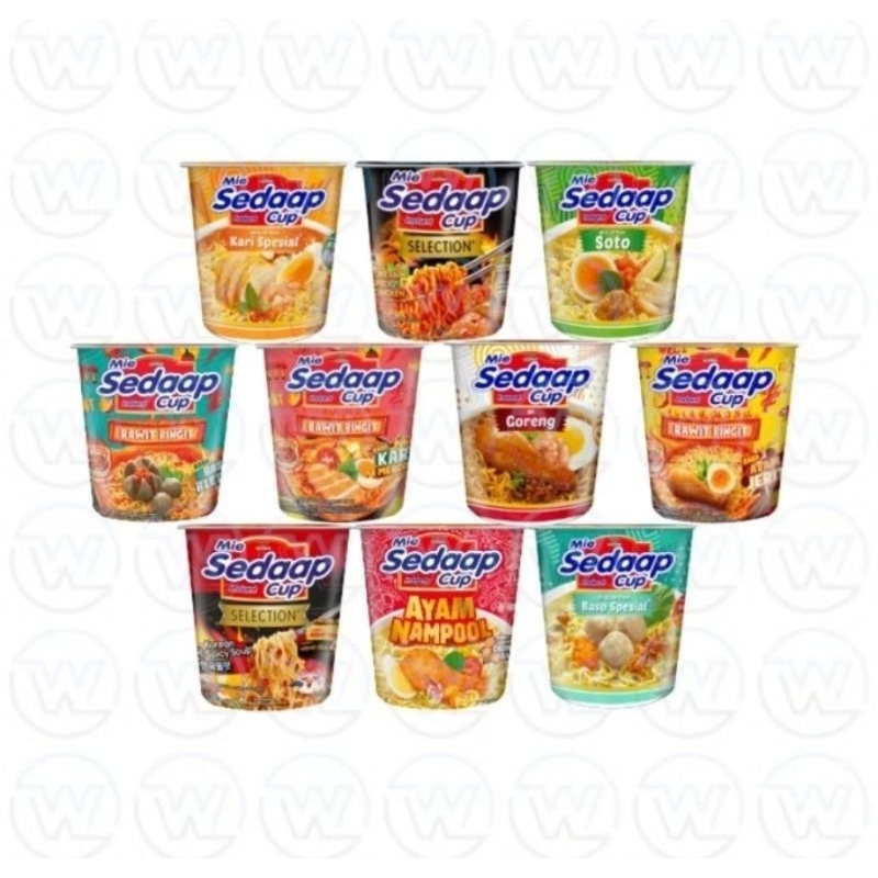

MIE SEDAAP CUP ALL RASA DUS (12PCS)