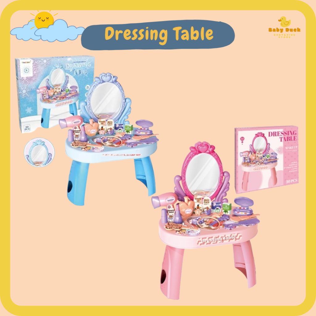 Dressing Table Make Up Mainan Make Up Anak Perempuan Mainan Meja Rias Anak Anak Perempuan