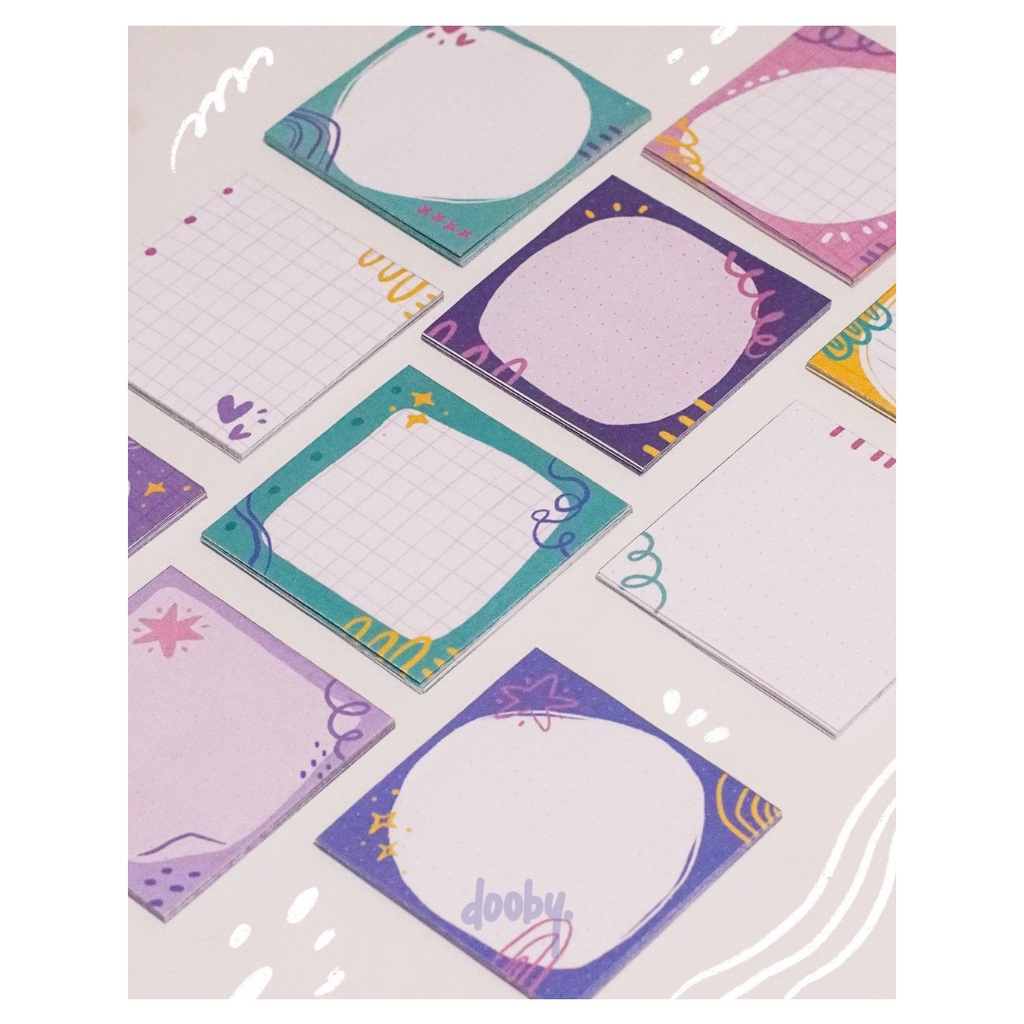 

Dooby Memopad / Kertas Memo Cute dan Aesthethic