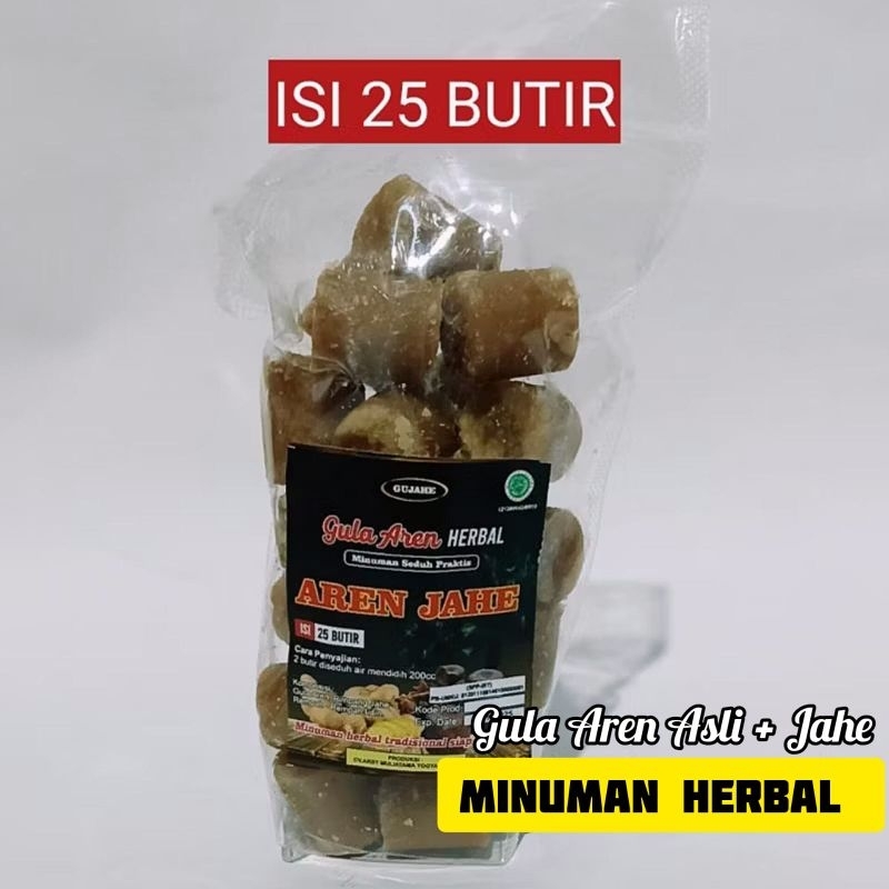 

Gula Jahe Seduh Khas Angkringan Isi 25 Butir Guje Jogja Hangat Herbal Minuman
