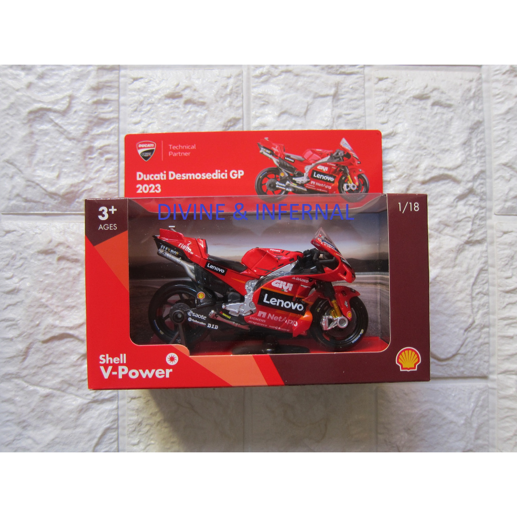 MAISTO 1/18 DUCATI DESMOSEDICI GP 2023