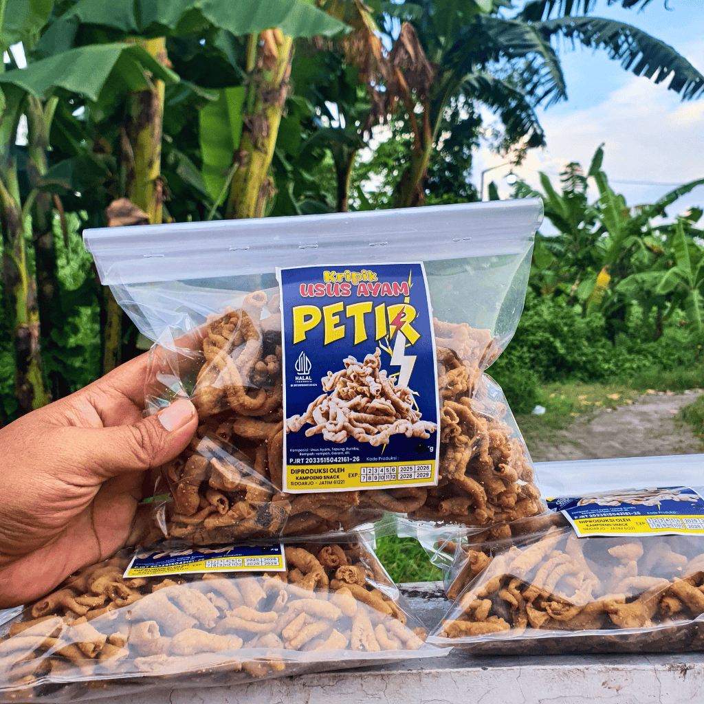 

Keripik Usus Ayam Gurih Renyah | Snack Usus Krispi Kemasan 250gr | Camilan Kering Rumahan