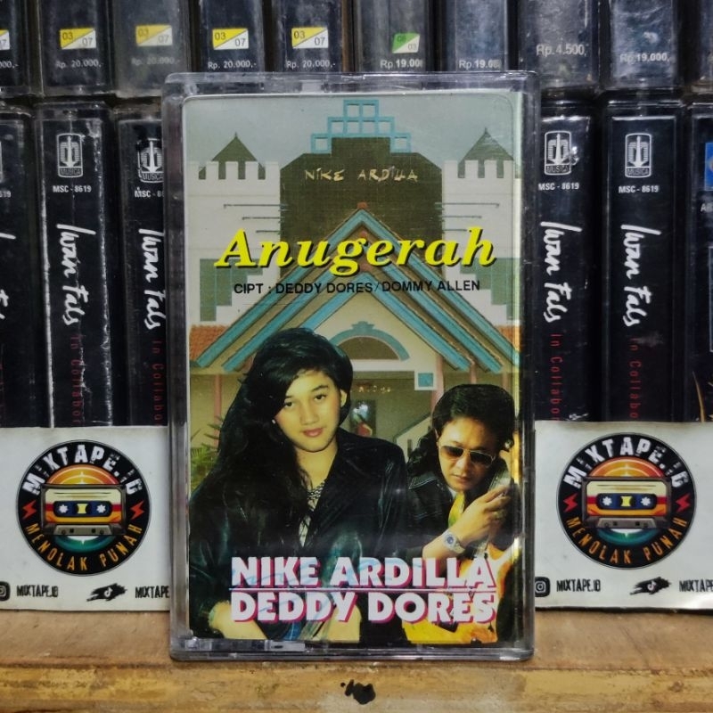 Kaset Pita - Nike Ardilla - Deddy Dores - Anugerah - Radio Tape - Kaset - Radio - Pemutar Kaset - Re