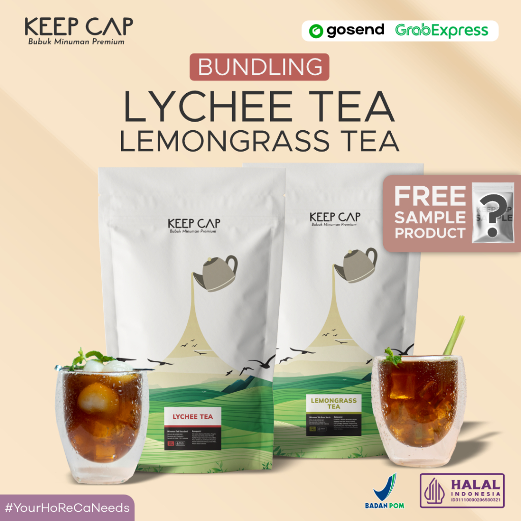 

Keep Cap Bundling - Lemongrass Tea & Lychee Tea
