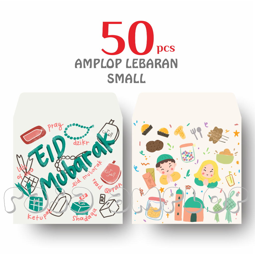 

RAJAamplop [isi 50 lbr] Angpao Lebaran Idul Fitri ukuran KECIL