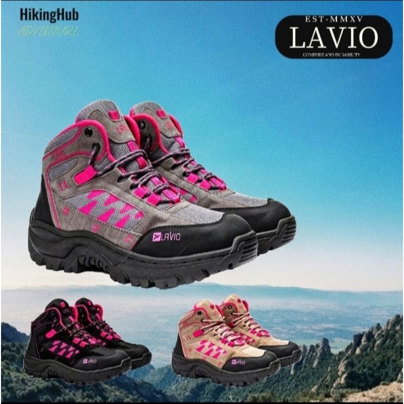 Lavio Axel Sepatu Gunung Boots Wanita Leon Original