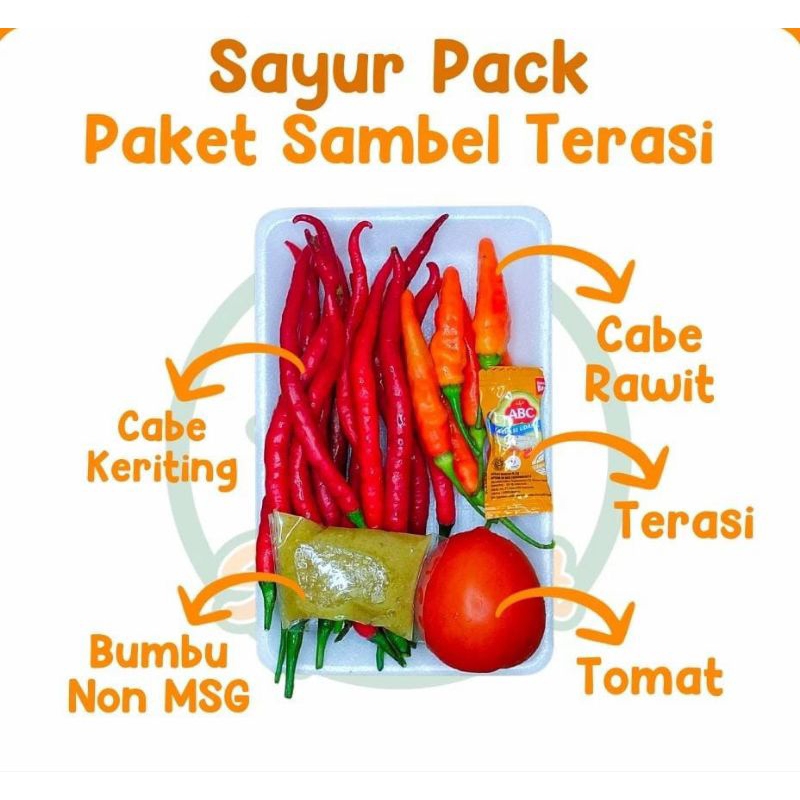 

KIRIM INSTAN Paket Sambel Terasi / Sambel Terasi Pack