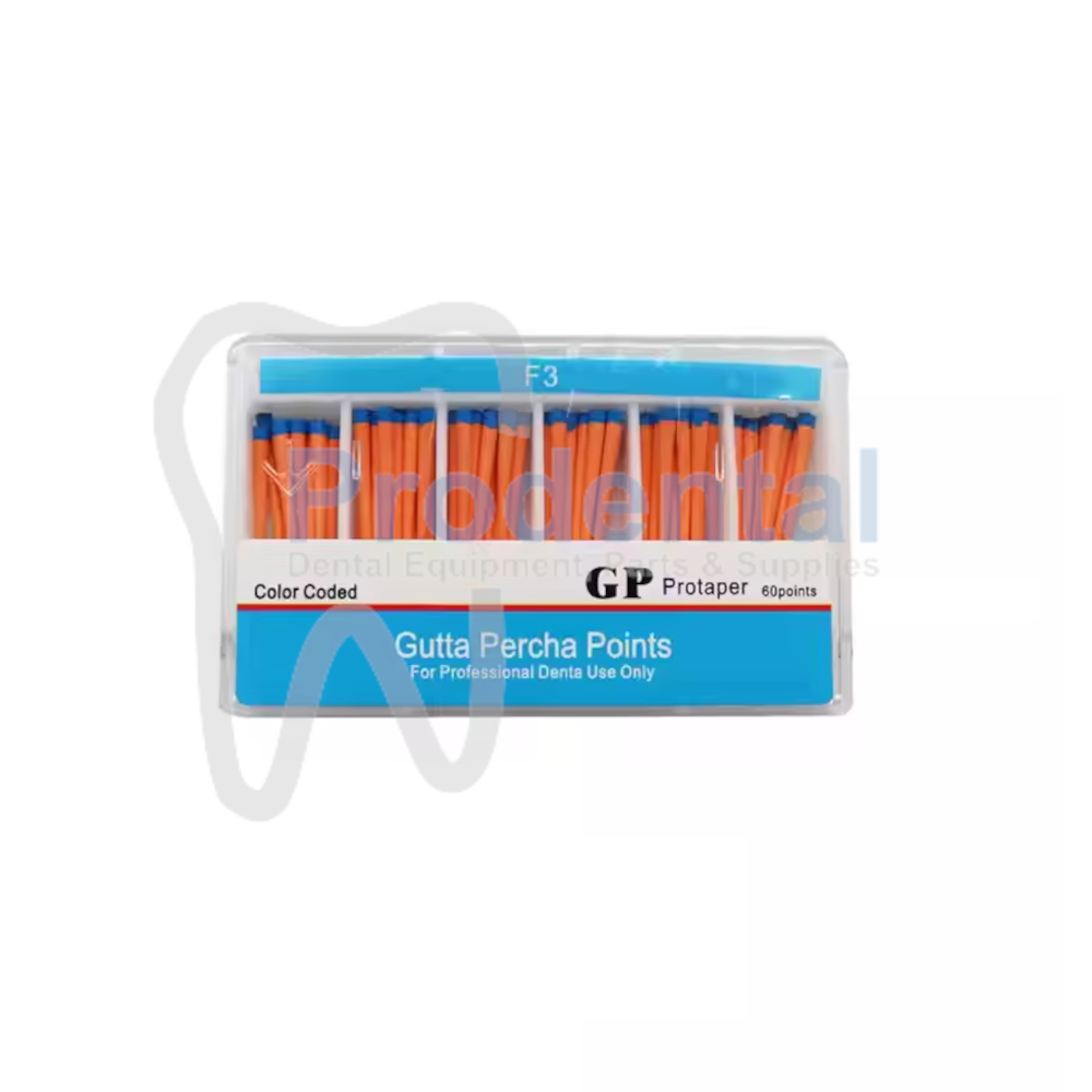 Dental gutta percha points protaper F3 guttap guttapercha assorted pearl dent root canal cone untuk 