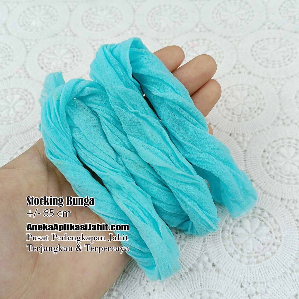 STOCKING BUNGA PER LEMBAR / BAHAN BUNGA STOCKING / STOCKING POLOS