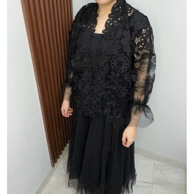 outer brokat 3D raya lace