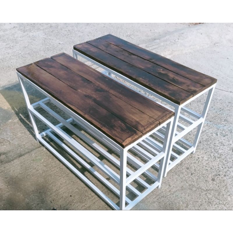 Rak sepatu besi tebal lemari sepatu susun rak sepatu custom rak sepatu aestethic