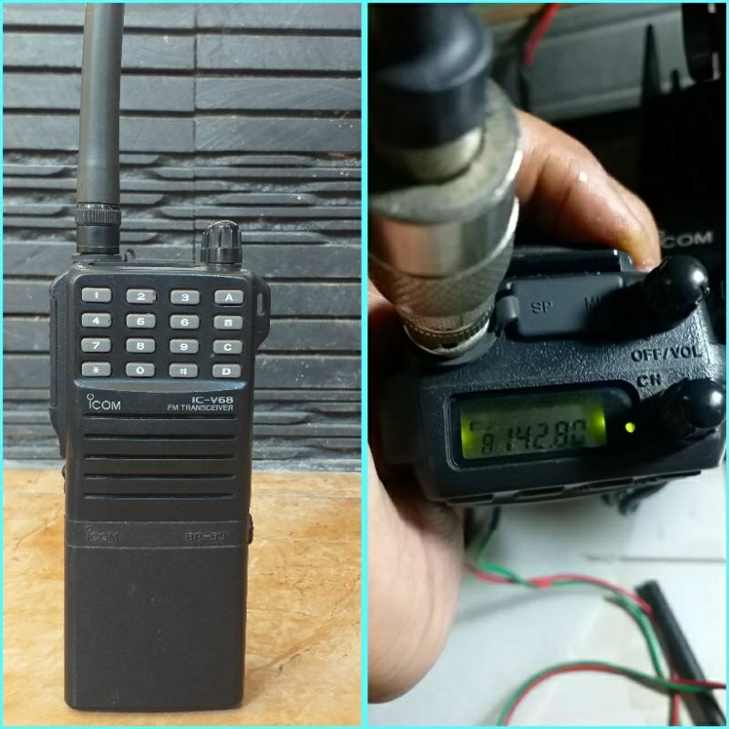 HT JADUL LEGENDARIS ICOM V68 VHF MULUS ORIGINAL JAPAN