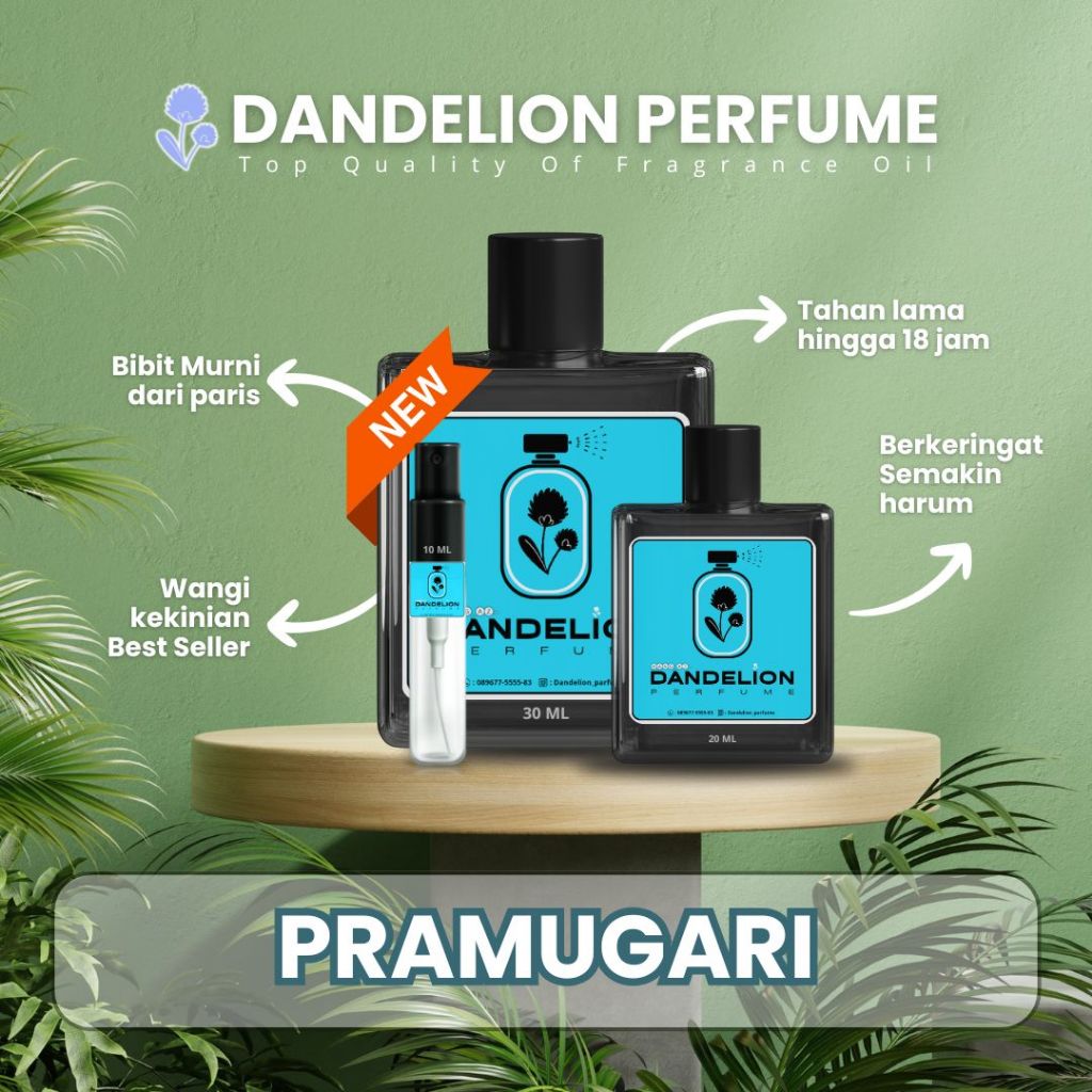 PRAMUGARI VIP | Parfume Unisex Cowo & Cewe | Dandelion Perfume