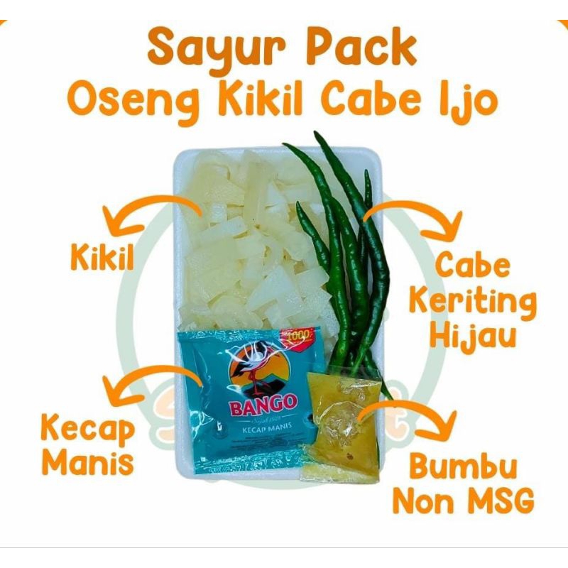 

KIRIM INSTAN Paket Lauk Kikil Potong / Oseng Cabe Hijau Kikil Potong Pack