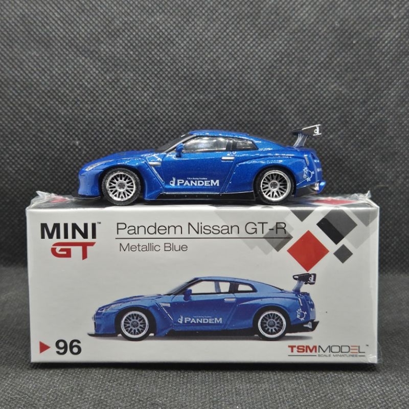 MINI GT 96 Pandem Nissan GT-R R35 Metallic Blue MINIGT