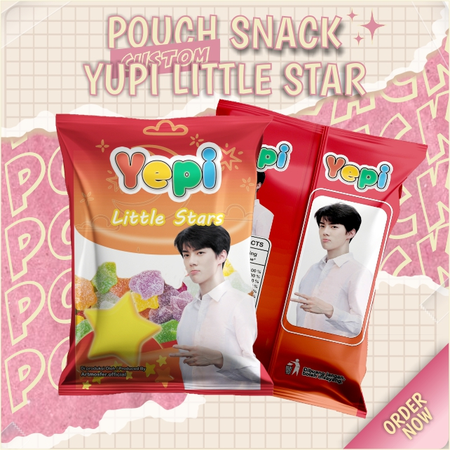 

Snack Pouch Jumbo Custom Yupi Little Star