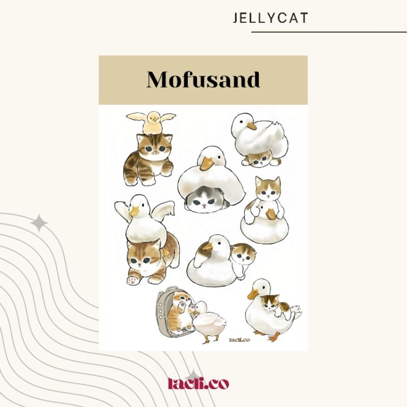 

STICKER SHEET Mofusand duck cute aesthetic untuk jurnal, dekorasi, phonecase, ipadcase