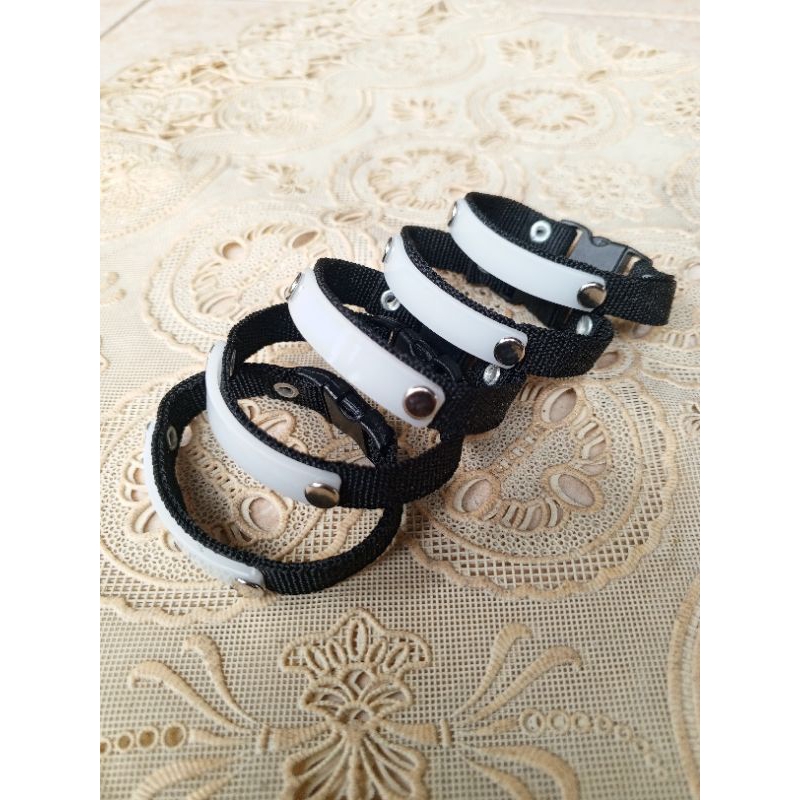 Gelang tali base premium akrilik ukir nama