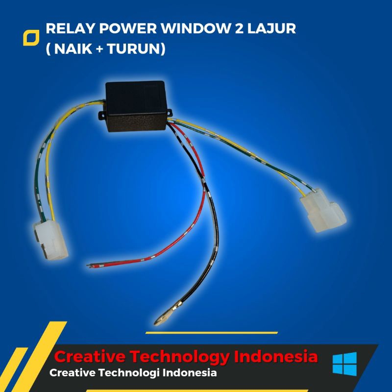 Relay Penguat Power Window Set Rangkaian Kabel Mobil
