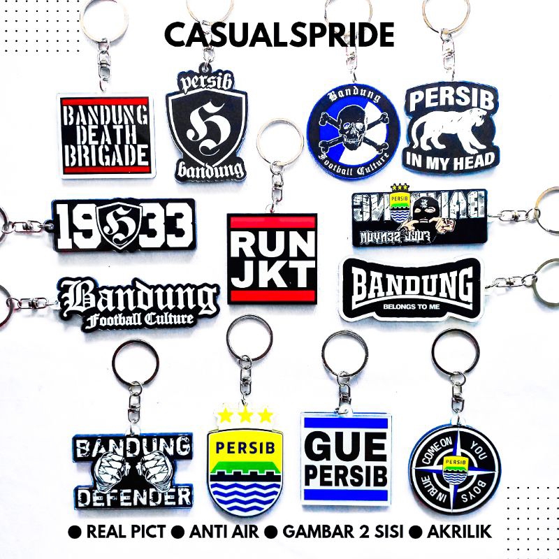Gantungan Kunci Murah Persib Bandung Bobotoh Northernwall 1933 Viking BBTU Aksesoris Souvenir