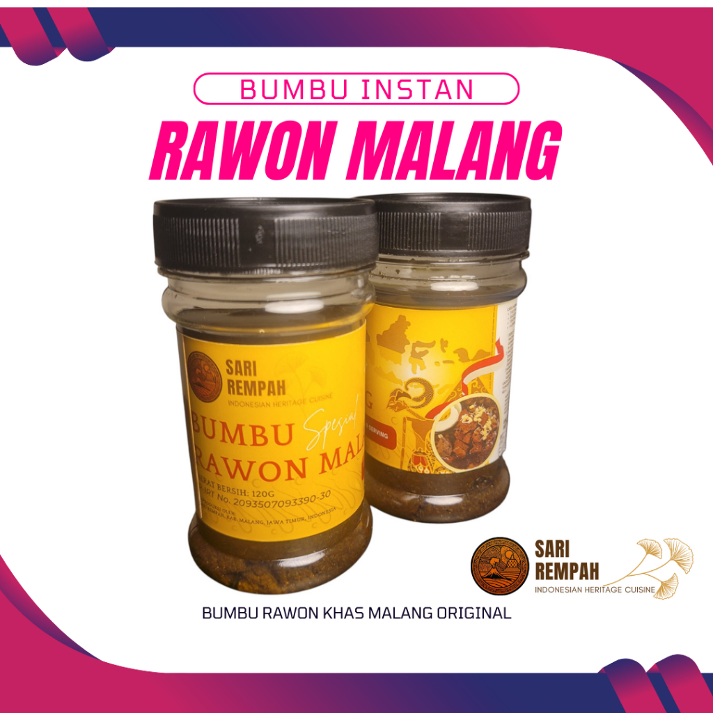 

Bumbu Rawon Malang SARI REMPAH 120g Spesial