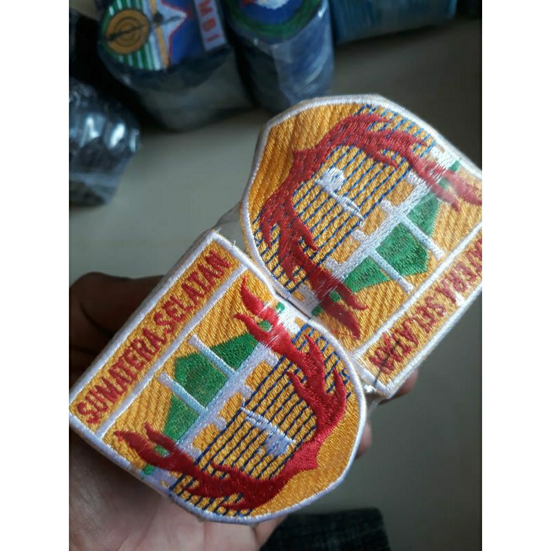 Bet/badge/emblem/logo/atribut/bordir kwarda sumatera selatan
