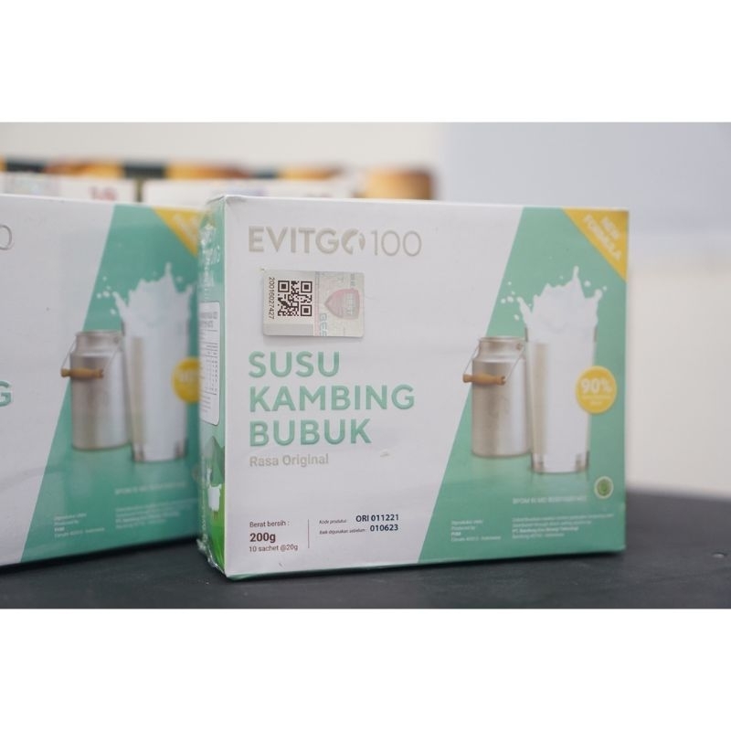 

[paket 2box] susu kambing evitgo 100 rasa Original & coklat bpom halal mui