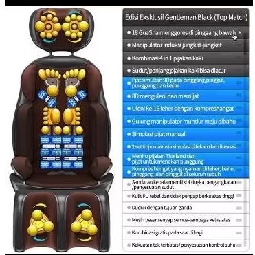 Bantal Pijat Otomatis / Bantal Pijat Portabel / Kursi Pijat Multifungsi / Bantal Pijat