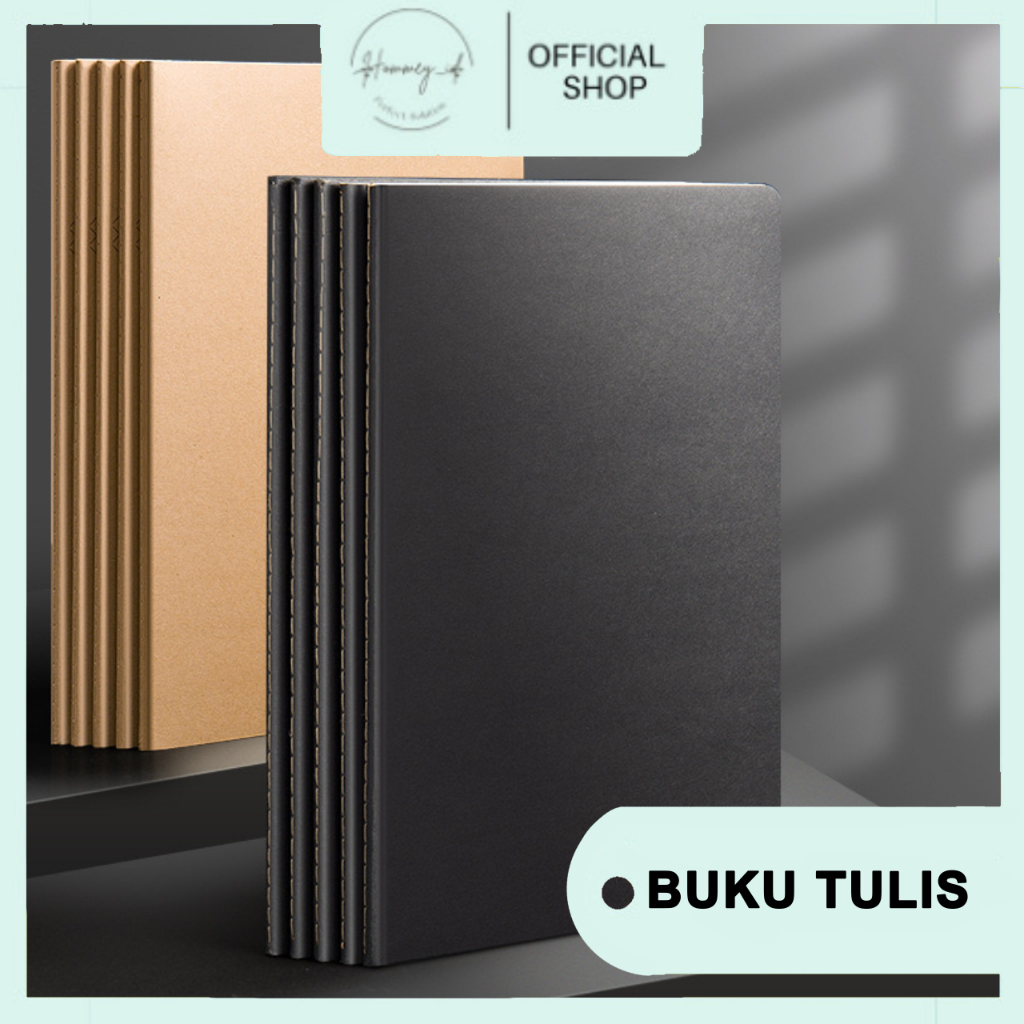 

HOMMEY ID - BUKU TULIS POLOS | BUKU CATATAN | KRAFT NOTEBOOK | BUKU DIARI | BUKU JURNAL