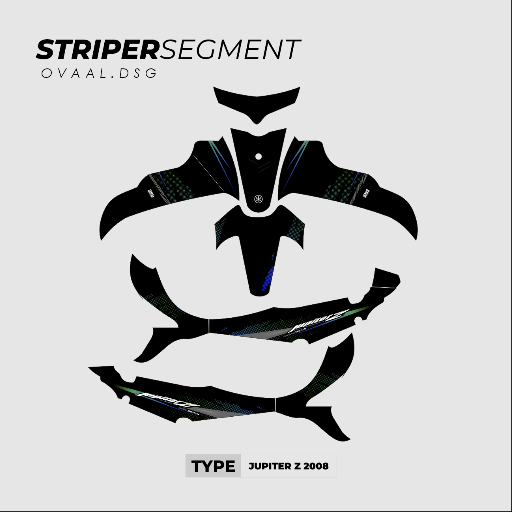 Stiker striping decal variasi Jupiter Z burhan 2008