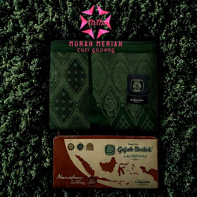 Sarung Gajah Duduk Motif Kembang Bali / Sarung Dewasa Halus & Lembut / Busana Muslim kekinian