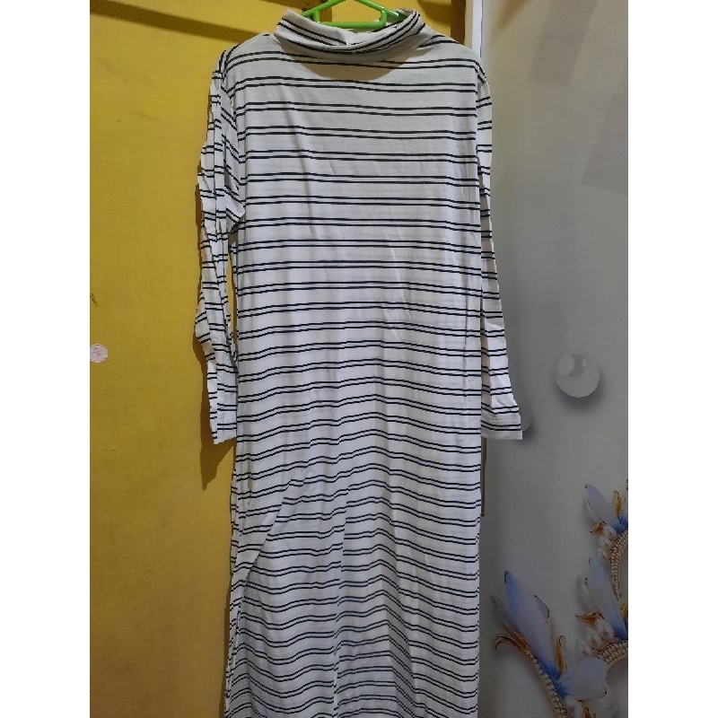 gamis garis garis (PRELOVED)