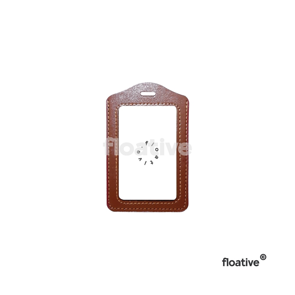 

Frame Casing Tempat Id Card Holder Kulit Imitasi Potrait