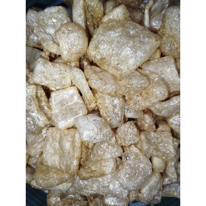 

kerupuk kulit sapi matang
