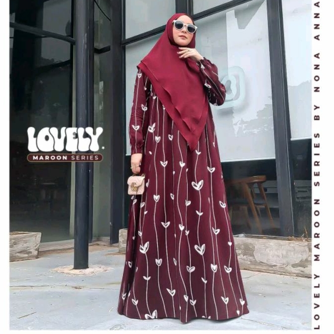 GAMIS LOVELY DRESS BY NONA ANNA DAILY (GAMIS ONLY) // GAMIS LOVELY NONA ANNA // GAMIS RAYON MOTIF