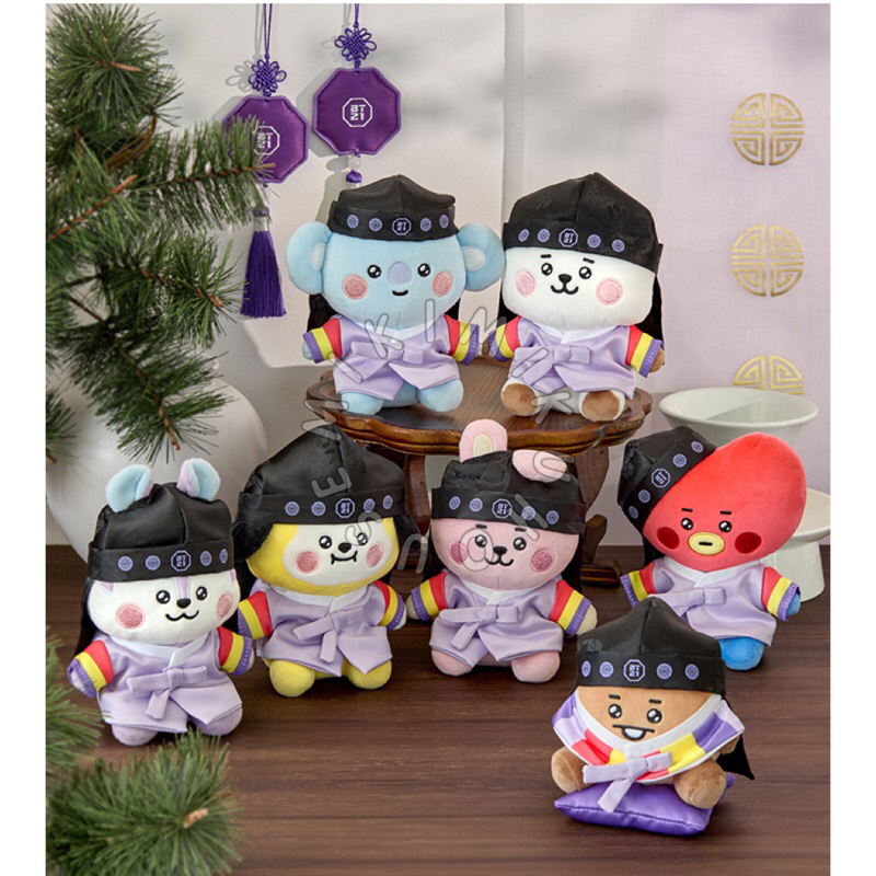 BT21 PREMIUM K EDITION PLUSH DOLL HANBOK COSTUME K-EDITION BONEKA KOREA RJ SHOOKY CHIMMY MANG TATA C