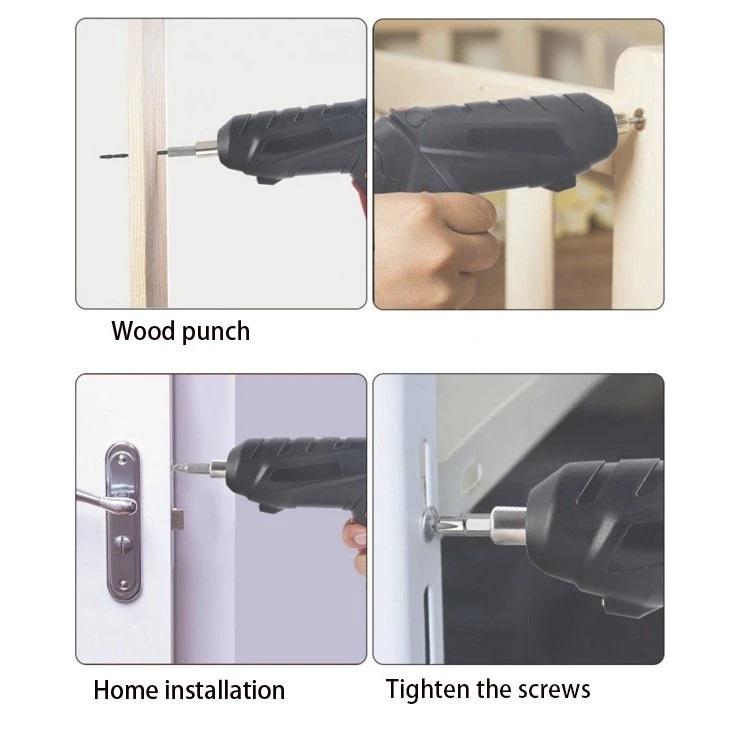 BOR portable, Cordless Screwdriver 4.2 V / Bor Mini / Screwdriver Baterai