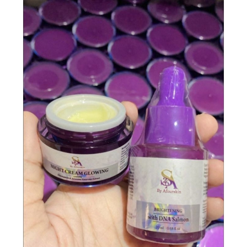 CREAM MALAM DIAMOND AFOURSKIN + SERUM GLASSKIN AFOURSKIN