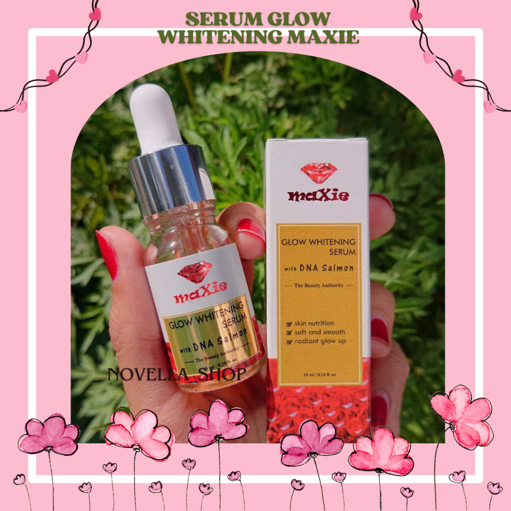 Serum Maxie glow DNA Salmon - Glow Whitening Serum Maxie Glow skincare