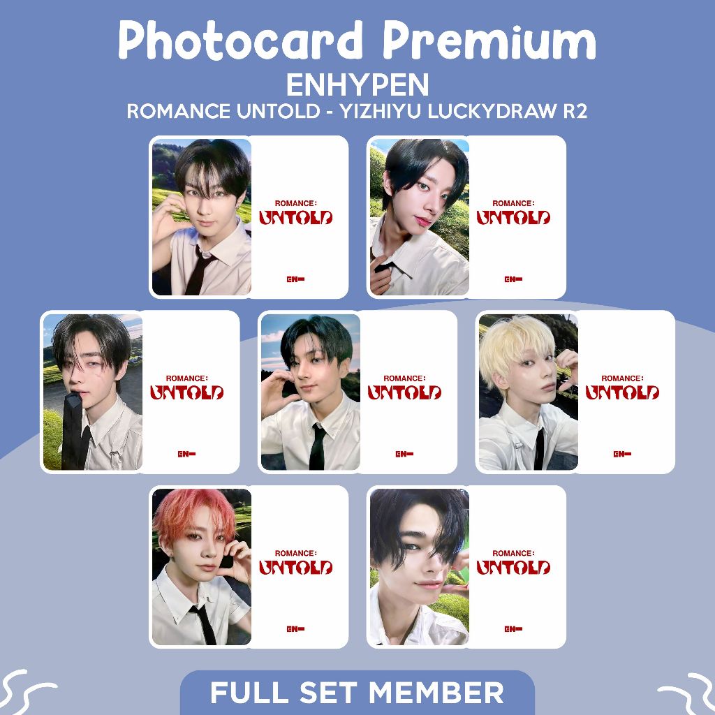 Photocard Premium ENHYPEN [ROMANCE : UNTOLD - YIZHIYU LUCKYDRAW R2]